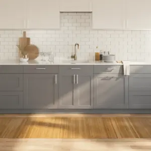 Ristkülikukujuline bambusvaip, naturaalne, libisemiskindel, 80 x 400 cm