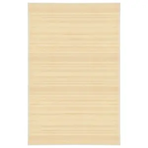 Bambusvaip libisemiskindla tagaküljega, naturaalne, 100 x 160 cm