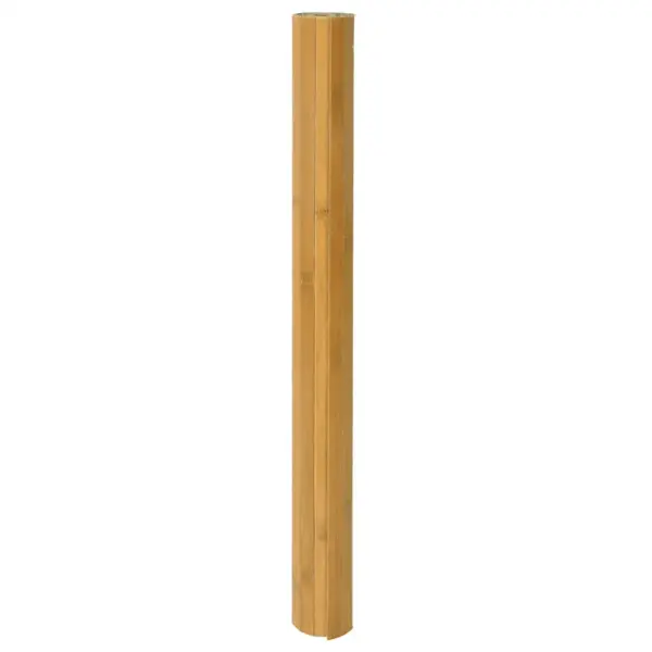 Ristkülikukujuline bambusvaip libisemiskindla tagaküljega, naturaalne, 100 x 400 cm – 3