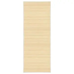 Bambusvaip libisemiskindla tagaküljega, naturaalne, 80 x 200 cm