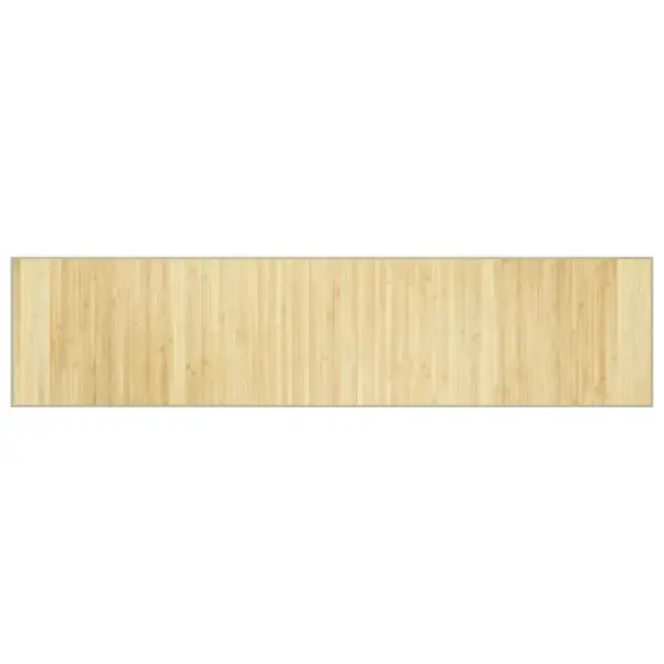 Ristkülikukujuline bambusvaip, hele naturaalne, 70 x 300 cm – 2