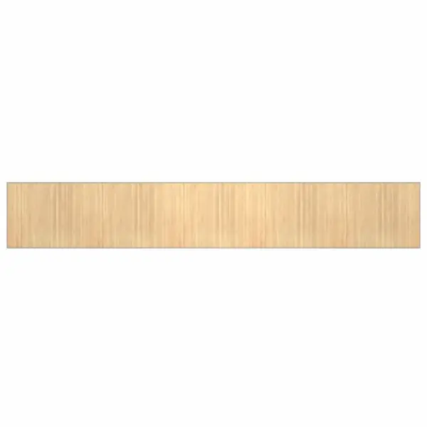 Ristkülikukujuline bambusvaip, hele naturaalne, 80 x 1000 cm – 2