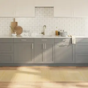 Ristkülikukujuline bambusvaip, hele naturaalne, libisemiskindel, 70 x 500 cm