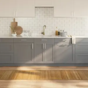 Ristkülikukujuline bambusvaip, naturaalne, libisemiskindla alusega, 60 x 1000 cm