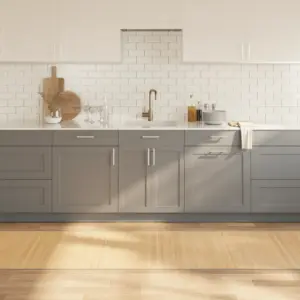 Bambusvaip libisemiskindla alusega, hele naturaalne, 80 x 300 cm