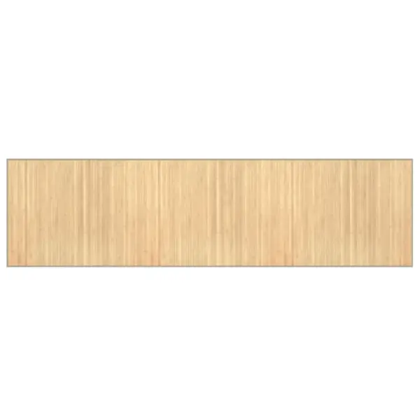 Bambusvaip libisemiskindla alusega, hele naturaalne, 80 x 300 cm – 2