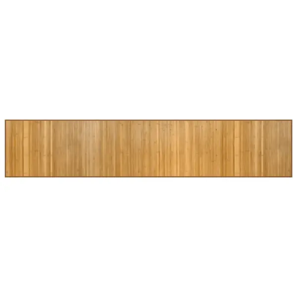 Ristkülikukujuline bambusvaip libisemiskindla põhjaga, naturaalne, 60 x 300 cm – 2