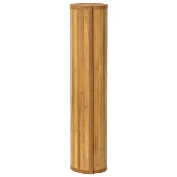Ristkülikukujuline bambusvaip libisemiskindla põhjaga, naturaalne, 60 x 300 cm – 3