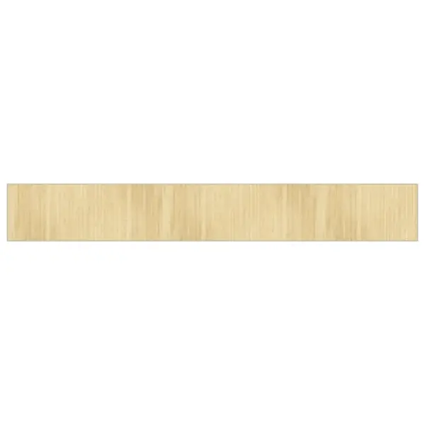 Ristkülikukujuline bambusvaip libisemiskindla põhjaga, hele naturaalne, 70 x 500 cm – 2