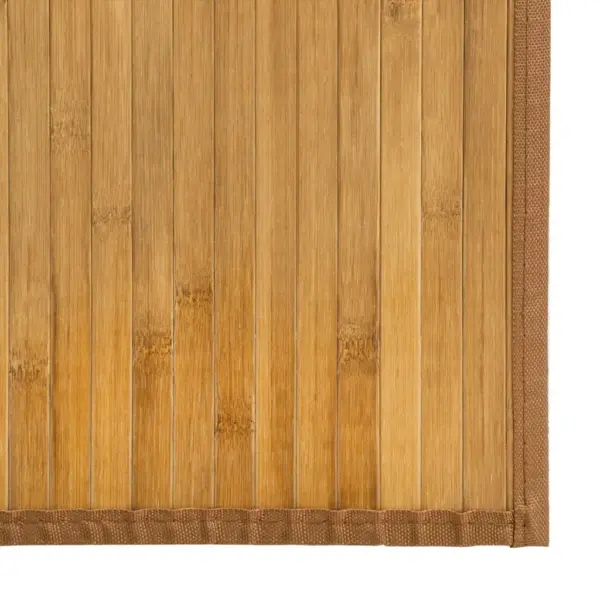 Ristkülikukujuline bambusvaip libisemiskindla põhjaga, naturaalne, 70 x 100 cm – 6