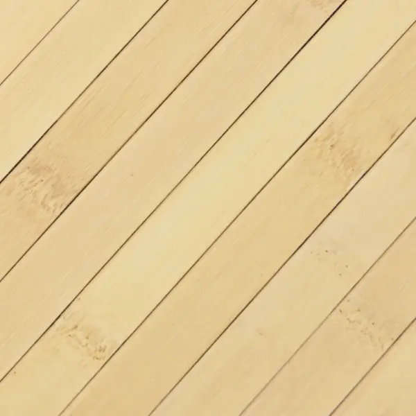 Ristkülikukujuline bambusvaip libisemiskindla tagaküljega, hele naturaalne, 100 x 400 cm – 7
