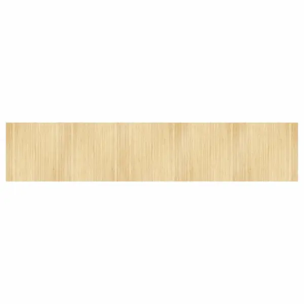 Bambusvaip libisemiskindla tagusega, hele naturaalne, 100 x 500 cm – 2