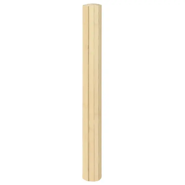 Bambusvaip libisemiskindla tagusega, hele naturaalne, 100 x 500 cm – 3