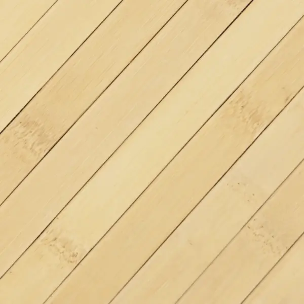 Bambusest ristkülikukujuline vaip libisemiskindla tagusega, hele naturaalne, 60 x 100 cm – 7