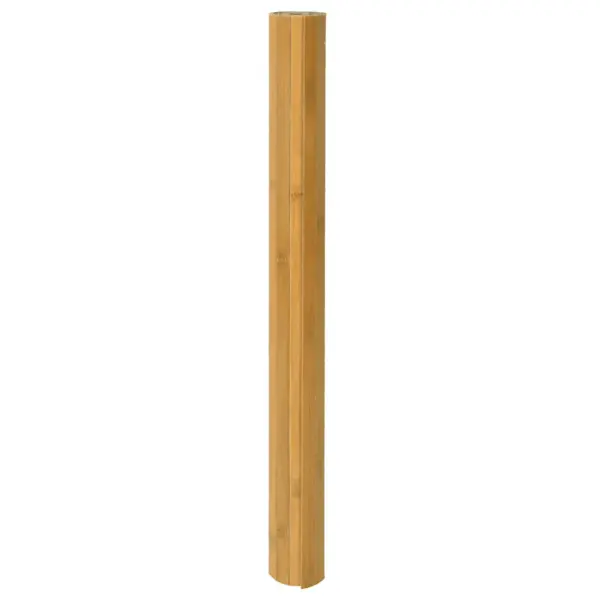 Ristkülikukujuline bambusvaip libisemiskindla tagusega, naturaalne, 80 x 500 cm – 3