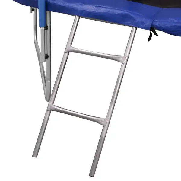 5-osaline batuudikomplekt turvavõrgu ja redeliga, 3,05 m, must-sinine – 5