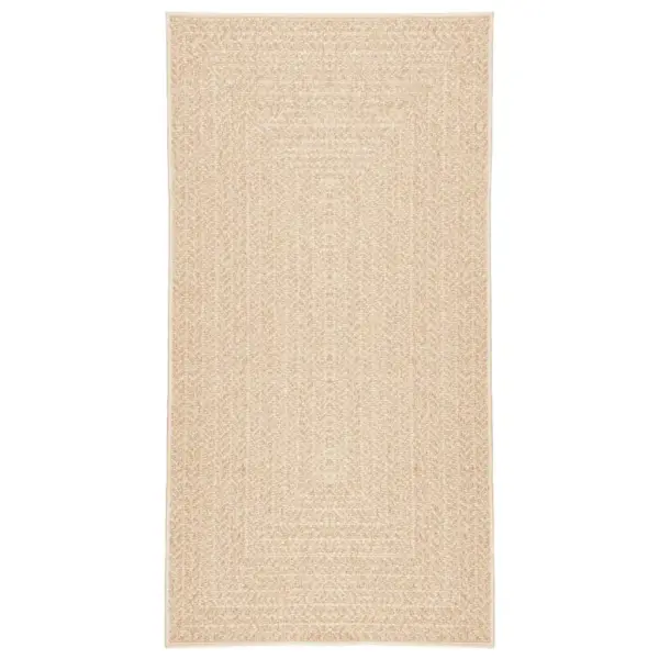 Beež džuudi välimusega sise- ja õuevaip ZIZUR, polüpropüleen, 60 x 110 cm – 2