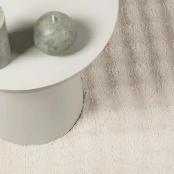 Kandiline põrandavaip libisemisvastase alusega, beež, Sirolo, 240 x 240 cm, polüester – 6