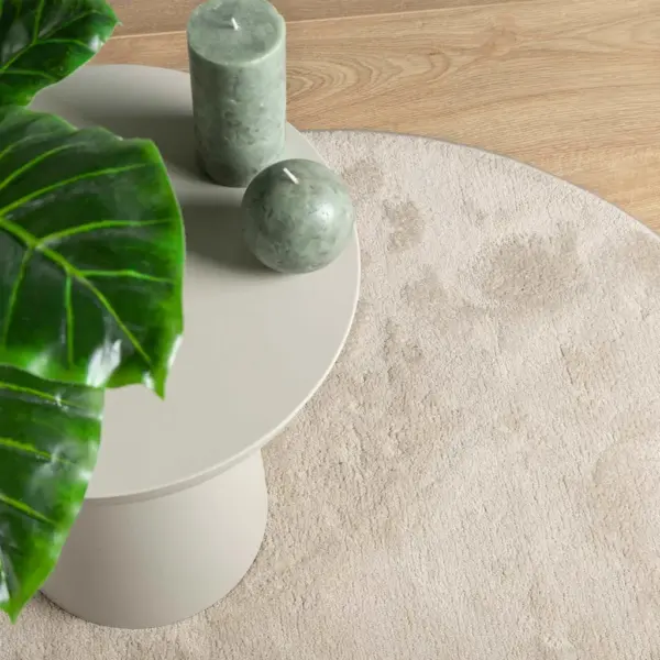 Libisemiskindel alavaip Huarte, beež polüester, 140 x 200 cm – 6