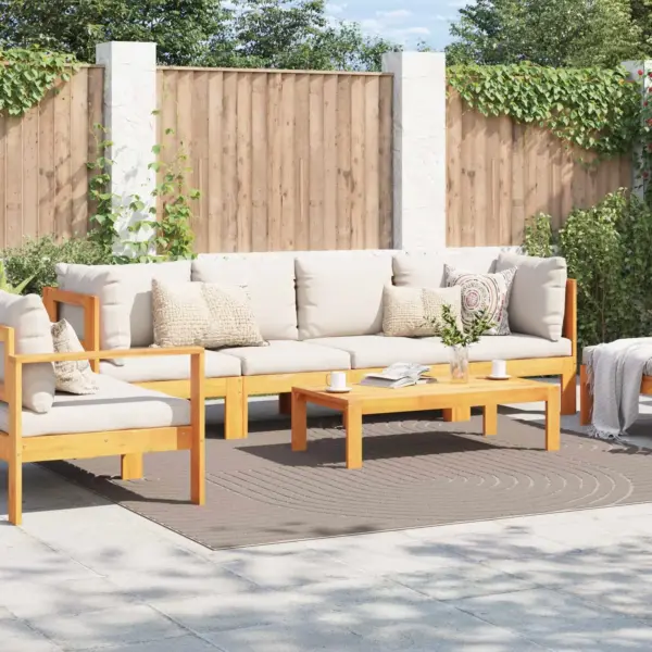 Beež kandiline põrandavaip Palmeras, libisemisvastane, 240 x 240 cm, polüester – 3