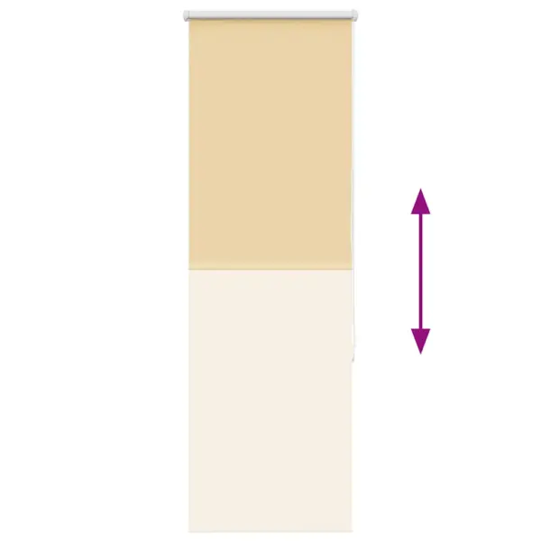 Pimendav ruloo, beež, 60 x 175 cm, ketiühendusega, polüester – 9