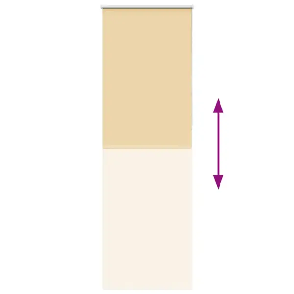 Pimendav ruloo kettmehhanismiga, beež, 70 x 230 cm, kangaslaius 65,7 cm, polüester – 5