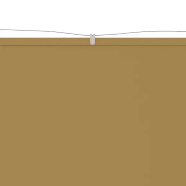 Beež veekindel rõdusirm privaatsuseks, Oxford-kangas, 140 x 600 cm – 3