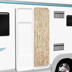 Šenillist putukakardin haagissuvila uksele, beež, 56 x 185 cm