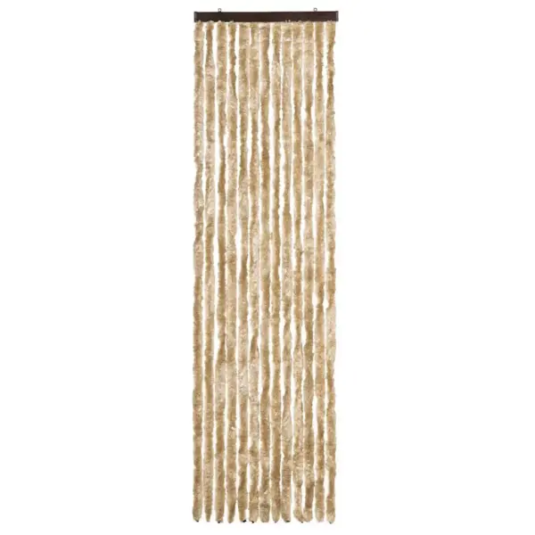 Šenillist putukakardin haagissuvila uksele, beež, 56 x 185 cm – 3