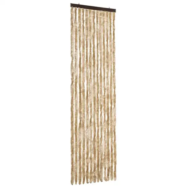 Šenillist putukakardin uksele, beež, 56 x 200 cm – 2