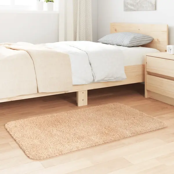 Kõrge narmaga shaggy vaip NAVARRA, beež, 60 x 100 cm, polüester – 3