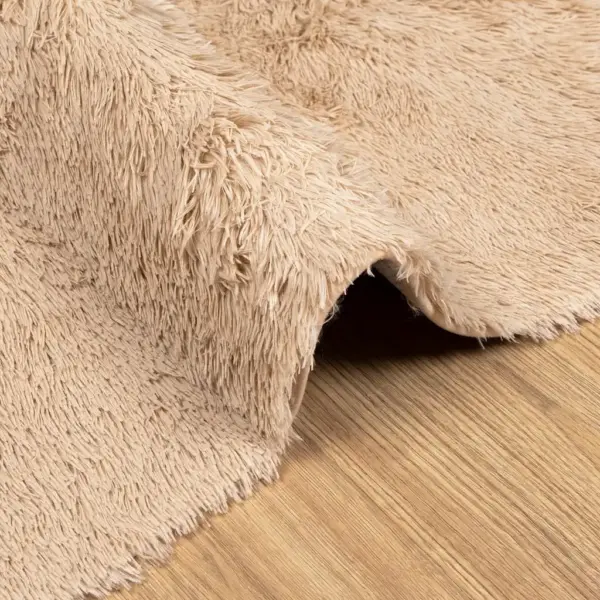 Kõrge narmaga shaggy vaip NAVARRA, beež, 60 x 100 cm, polüester – 5
