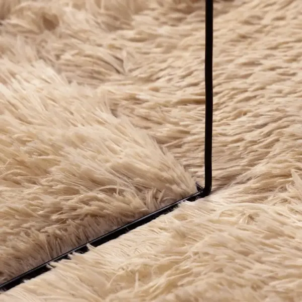Beež kõrge narmaga Shaggy vaip NAVARRA, 200 x 290 cm, 100% polüester – 7