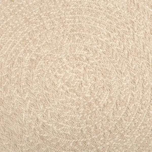 Ümmargune džuudi välimusega vaip ZIZUR, beež, tuppa ja õue, Ø 90 cm – 6