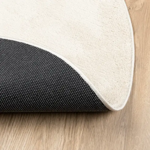 Ümmargune lühikese karvaga vaip OVIEDO, beež, Ø 120 cm – 5