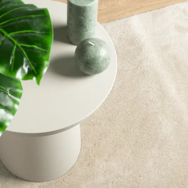 Beež lühikese karvaga vaip OVIEDO, 140 x 200 cm, 100% polüester – 7