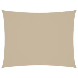 Veekindel UV-kaitsega päikesepuri, ristkülik 3 x 4,5 m, beež, oxford-kangas