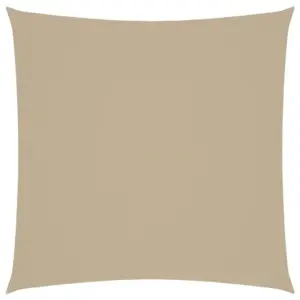 Veekindel kandiline päikesepuri, beež, PU-kattega oxford-kangas, 4,5 x 4,5 m