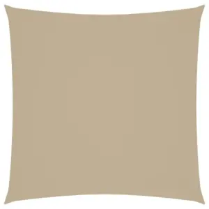 Veekindel oxford-kangast päikesepuri, kandiline, beež, 6 x 6 m