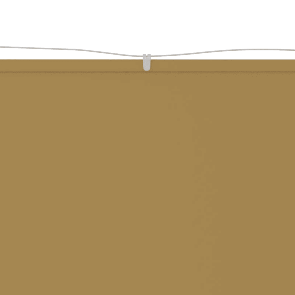 Vertikaalne rõdusirm privaatsuse ja tuulekaitsega, beež, 140 x 270 cm, oxford-kangas – 3