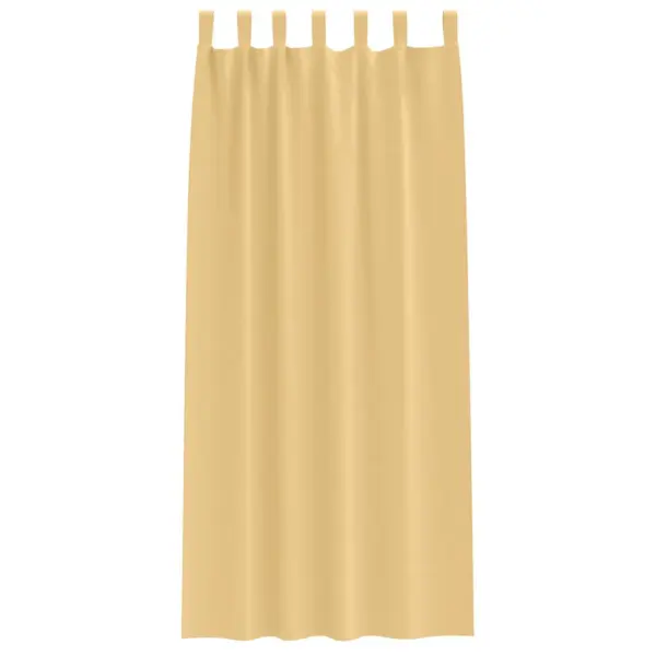 Beežid pimenduskardinad mitme riputusviisiga, 2 tk, 245 x 140 cm, polüester – 4