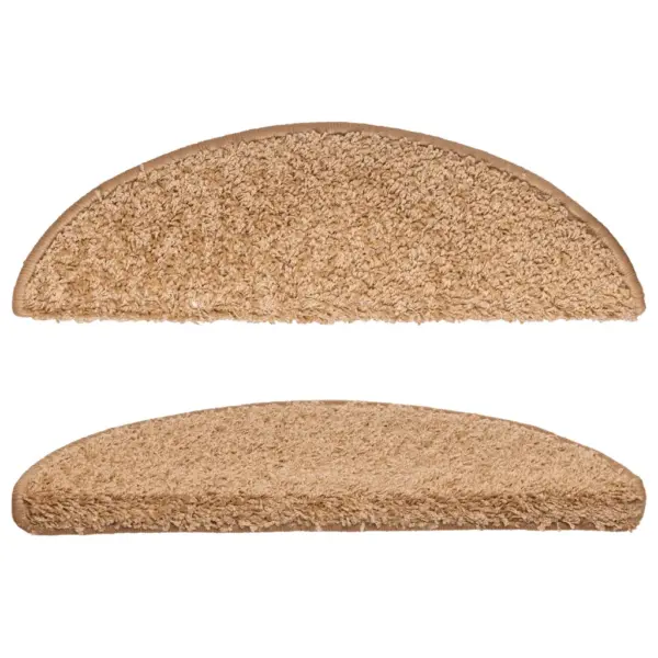 Beežid poolringikujulised trepimatid kahepoolse teibiga, 10 tk, 56 x 17 x 3 cm – 4