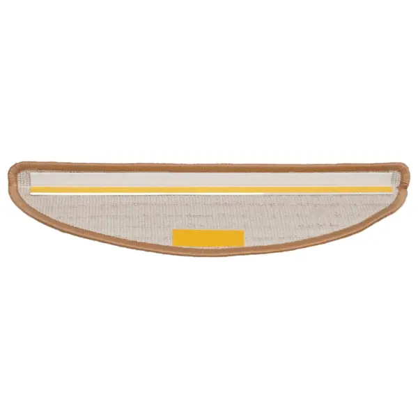 Beežid poolringikujulised trepimatid kahepoolse teibiga, 10 tk, 56 x 17 x 3 cm – 5