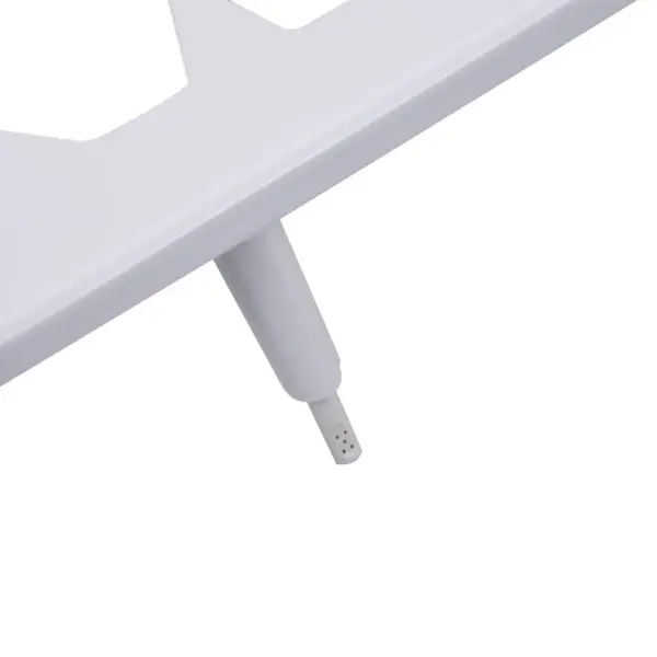 Bidee prill-laua kinnitus sooja ja külma veega, isepuhastuva ühe otsakuga, valge, plast ja messing – 5