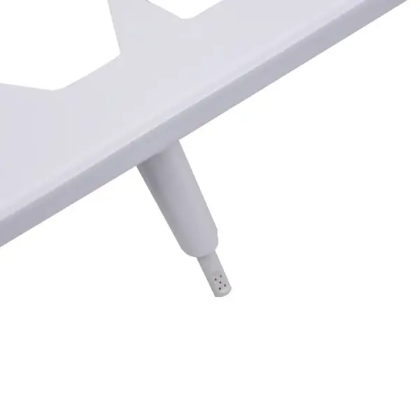 Bidee prill-laua kinnitus veesurve reguleerimisega, isepuhastuva ühe otsakuga, valge plast – 5