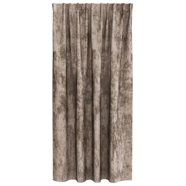 Sametkardinad valguse blokeerimisega, 2 tk, cappuccino, 175 x 140 cm – 4