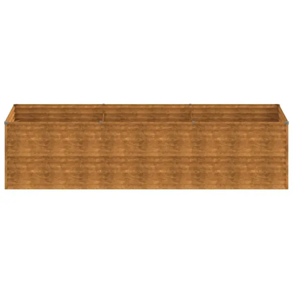 Corten-terasest aia taimekast, roostekarva, 290 x 100 x 69 cm – 4