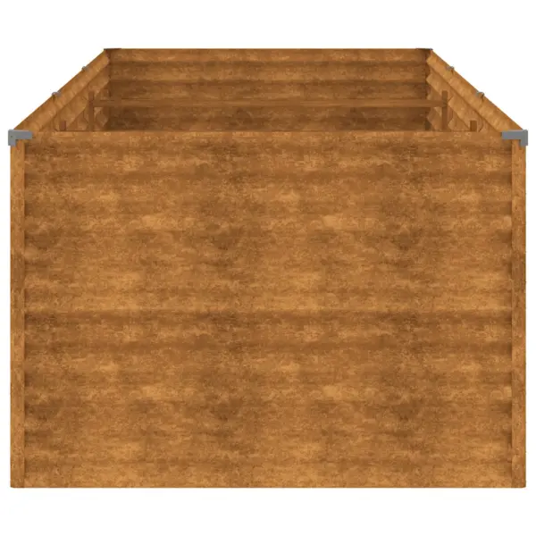 Corten-terasest aia taimekast, roostekarva, 290 x 100 x 69 cm – 5