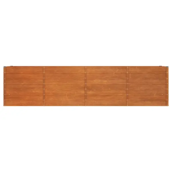 Aia taimekast Corten-terasest, roostes, 320 x 40 x 77 cm – 4