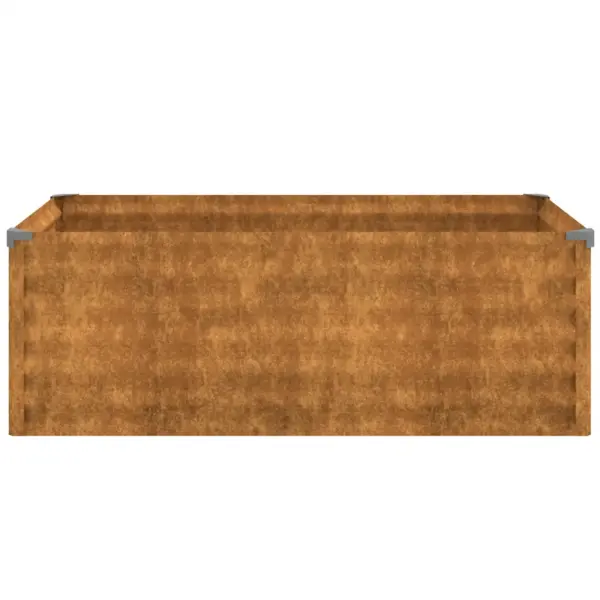 Corten-terasest aiapeenar, roostepruun, 100 x 50 x 36 cm – 4